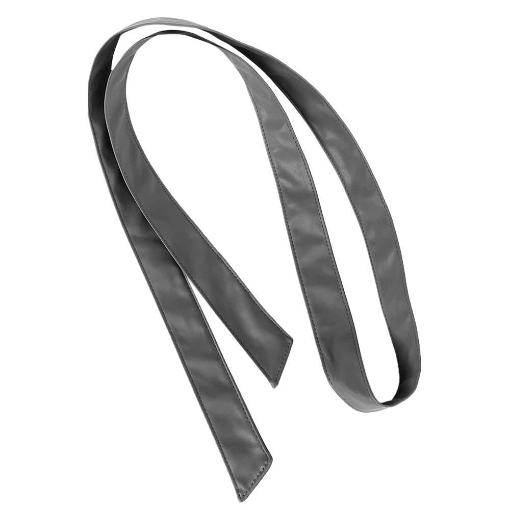 British Style 5*250cm PU Leather Belts No Buckle Solid Color Dress Tie Belts Narrow Style Skinny Necktie Waistband with Skirt темно-сірий колір
British Style 5*250cm PU Leather Belts No Buckle Solid Color Dress Tie Belts Narrow Style Skinny Necktie Waistband with Skirt темно-сірий колір