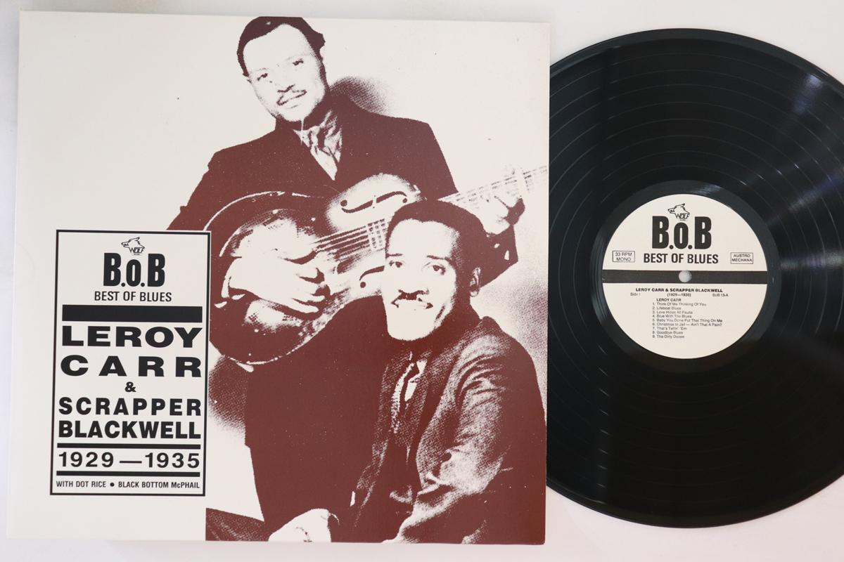 LP Record LEROY CARR, SCRAPPER BLACKWELL - 1929-1935 BOB13 BEST OF BLUES Australia Blues Used
LP Record LEROY CARR, SCRAPPER BLACKWELL - 1929-1935 BOB13 BEST OF BLUES Australia Blues Used