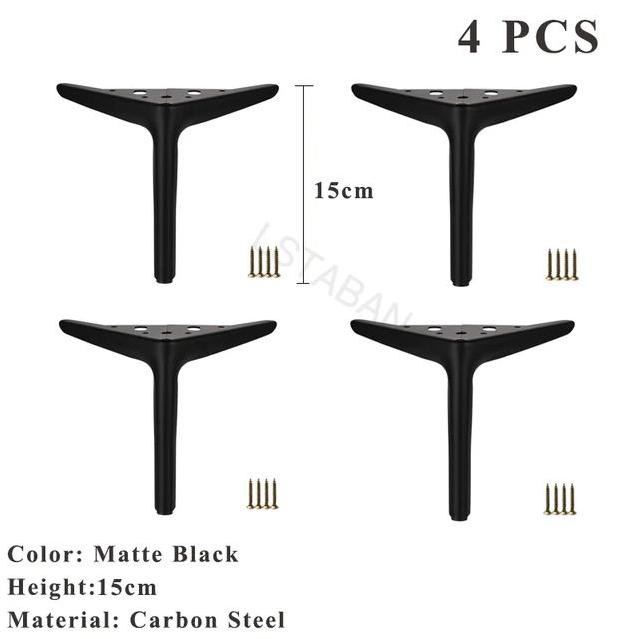 4PCS Metal Furniture Legs TV Cabinet Bed Coffee Table Leg Black Gold Silver Desk Stool Chair Foot Sofa Hardware Replacement Leg
4PCS Metal Furniture Legs TV Cabinet Bed Coffee Table Leg Black Gold Silver Desk Stool Chair Foot Sofa Hardware Replacement Leg