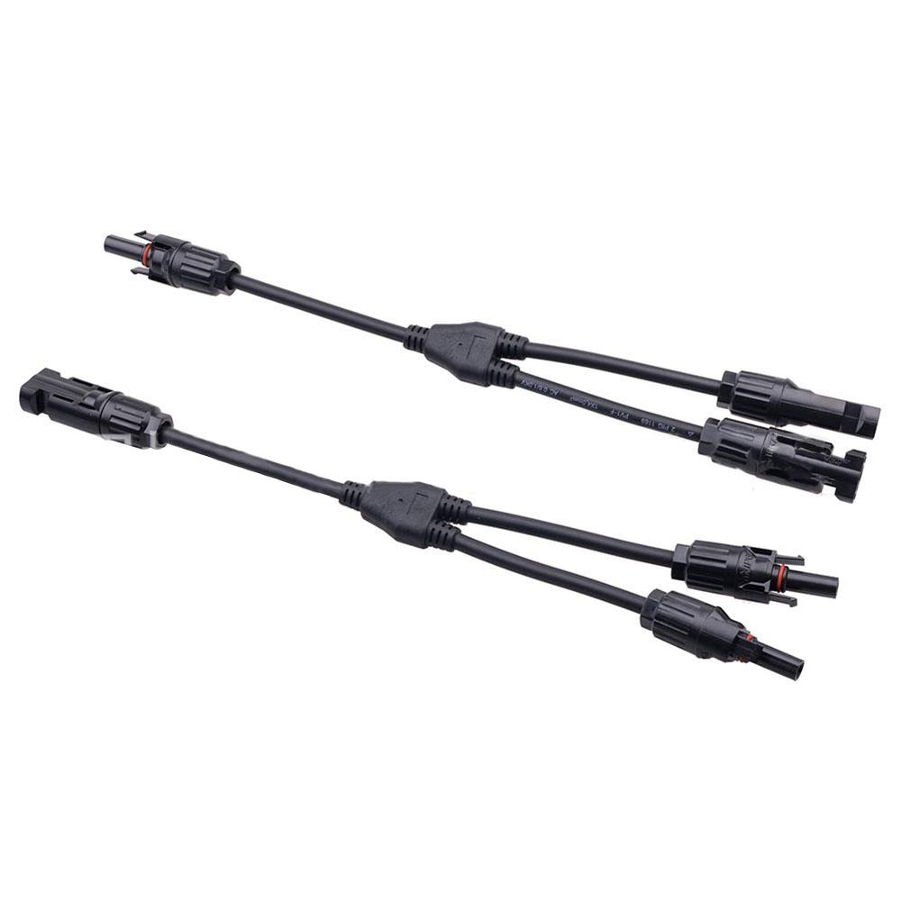 2PCS Parallel Connector Adapter Y Branch Connectors for Photovoltaic Cell Panel Supplies black
2PCS Parallel Connector Adapter Y Branch Connectors for Photovoltaic Cell Panel Supplies black