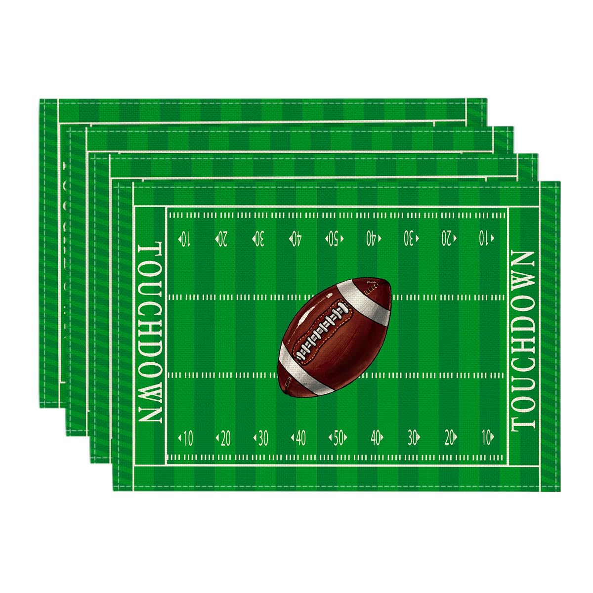 Field Green Football Placemats Set of 4, 12x18 Inch Rugby Sport Fall Table Mats for Outdoor Home Party Kitchen Dining Decoration 12 x 18 , Rectangular 4 Pcs
Field Green Football Placemats Set of 4, 12x18 Inch Rugby Sport Fall Table Mats for Outdoor Home Party Kitchen Dining Decoration 12 x 18 , Rectangular 4 Pcs