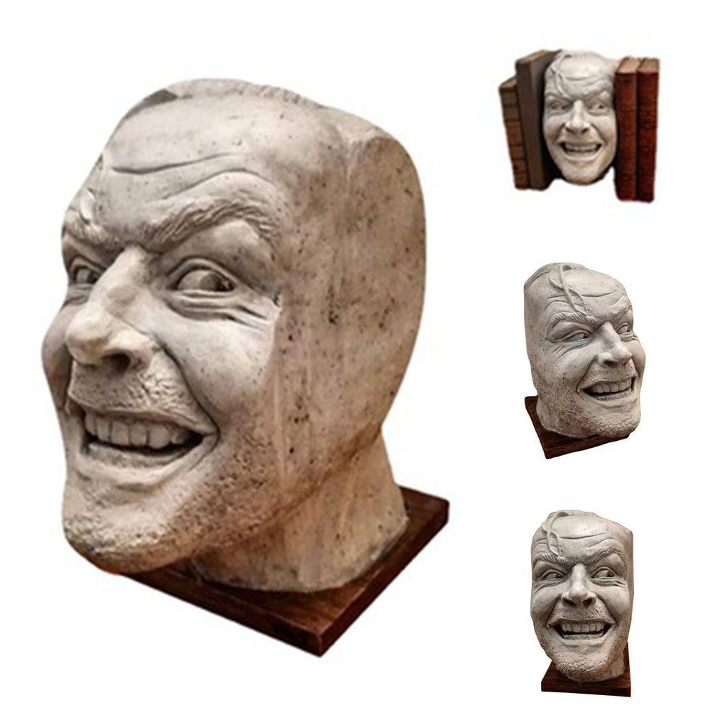 New Immersive Funny Crafts Resin Desktop The Shining Bookshelf Here s Johnny! Sculpture decoration 1
New Immersive Funny Crafts Resin Desktop The Shining Bookshelf Here s Johnny! Sculpture decoration 1