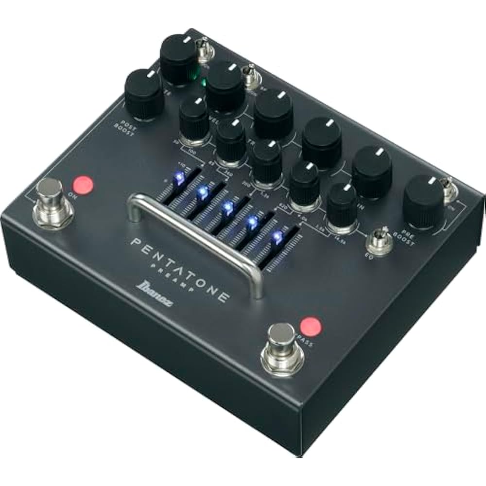 Ibanez Ibanez 5 Band Parametric EQ/Noise Gate “PENTATONE PREAMP” PTPRE
Ibanez Ibanez 5 Band Parametric EQ/Noise Gate “PENTATONE PREAMP” PTPRE