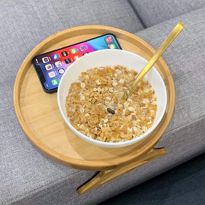 Side Tables Round Tray Foldable Natural Bamboo Sofa Armrest Clip-On for Remote Drinks Cup Bowl Practical TV Snack Tray Creative
Side Tables Round Tray Foldable Natural Bamboo Sofa Armrest Clip-On for Remote Drinks Cup Bowl Practical TV Snack Tray Creative