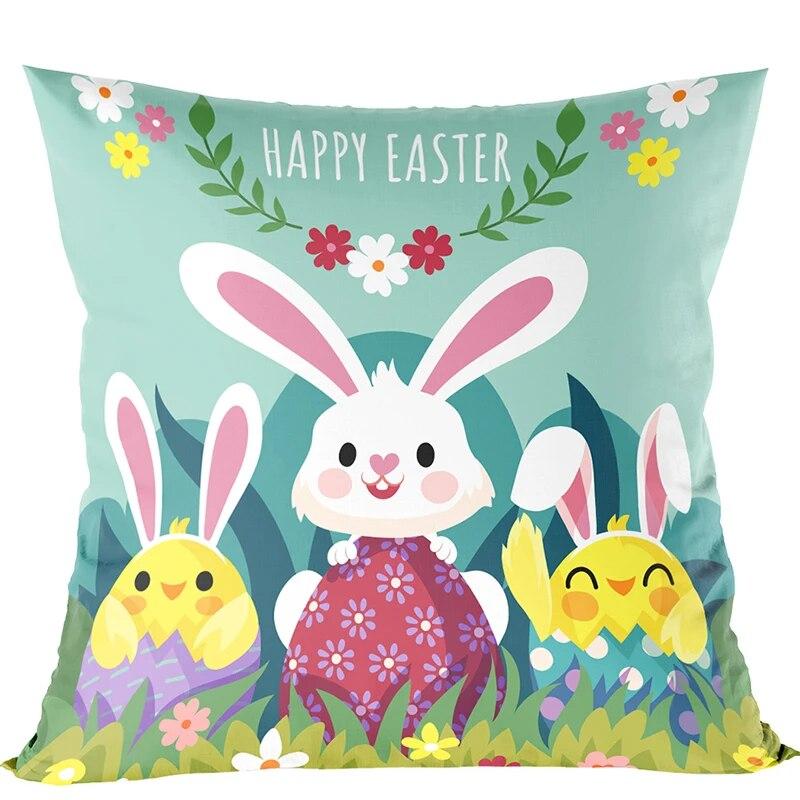 2024 Пасхальная декоративная наволочка с милым кроликом и яйцом, наволочка с Пасхой, украшение для дома, праздничный подарок 40x40cm
2024 Пасхальная декоративная наволочка с милым кроликом и яйцом, наволочка с Пасхой, украшение для дома, праздничный подарок 40x40cm