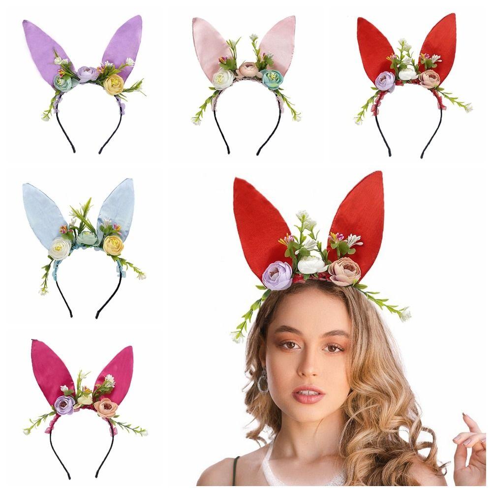 Satin Cloth Hair Hoop Bunny Hair Band Flower Easter Day Headband Simple Female/Girl
Satin Cloth Hair Hoop Bunny Hair Band Flower Easter Day Headband Simple Female/Girl