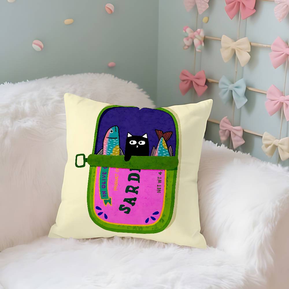Sardines Art Case Plush Fabric Soft Pillowcase Double Sided Print Cushion Cover Household Gifts 40x40 cm
Sardines Art Case Plush Fabric Soft Pillowcase Double Sided Print Cushion Cover Household Gifts 40x40 cm