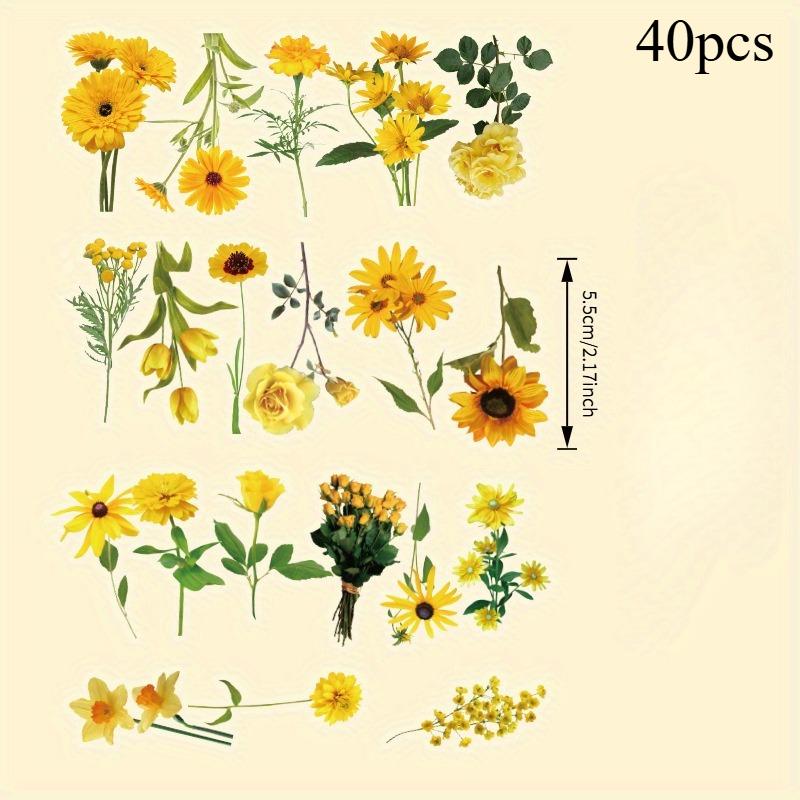 40pcs Floral Scrapbook Stickers Colorful Flower Leaf Decals Self Adhesive Paper Stickers DIY Craft Journal Scrapbooking Supplies жёлтый
40pcs Floral Scrapbook Stickers Colorful Flower Leaf Decals Self Adhesive Paper Stickers DIY Craft Journal Scrapbooking Supplies жёлтый