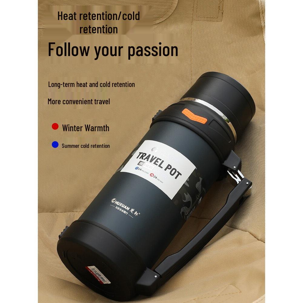 Stainless Steel Sports Thermos - Large Capacity Water Bottle for Outdoor, Home, and Dorm Use 1600mL Green with Filter, with Strap and Brush
Stainless Steel Sports Thermos - Large Capacity Water Bottle for Outdoor, Home, and Dorm Use 1600mL Green with Filter, with Strap and Brush