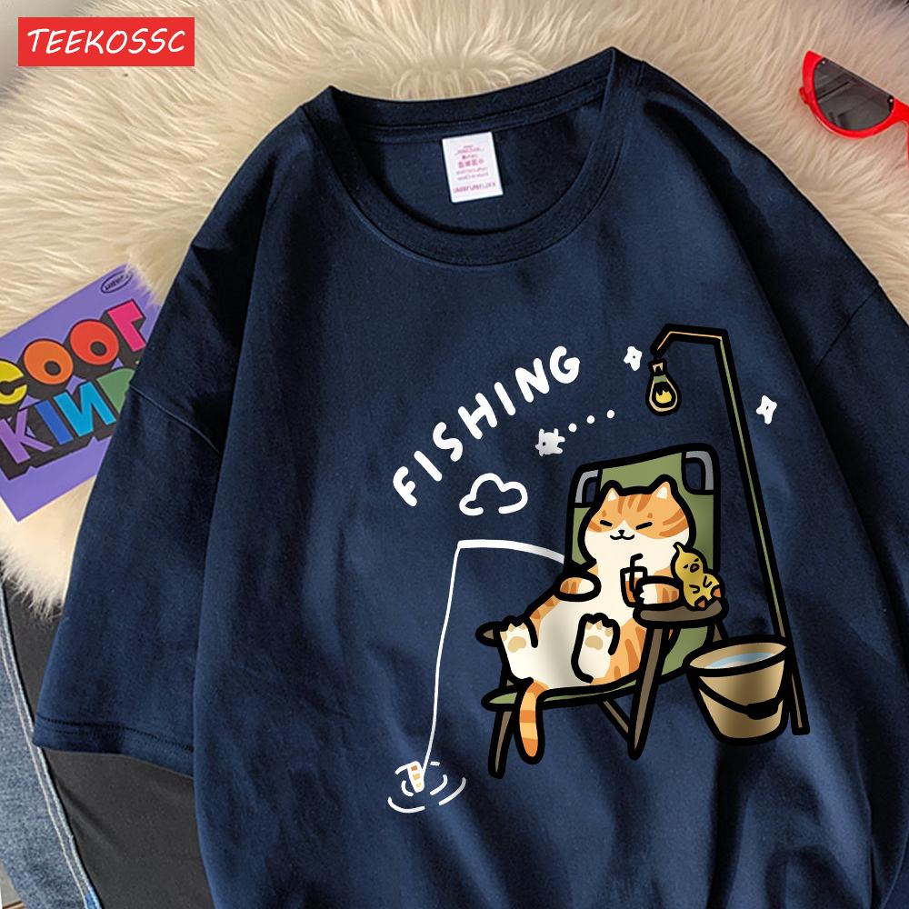 The Kitten Is Fishingcotton Women TShirts Cartoons Printing T Shirts Loose ONeck Soft Short Sleeve Tops Summer Woman Clothes 4XL
The Kitten Is Fishingcotton Women TShirts Cartoons Printing T Shirts Loose ONeck Soft Short Sleeve Tops Summer Woman Clothes 4XL