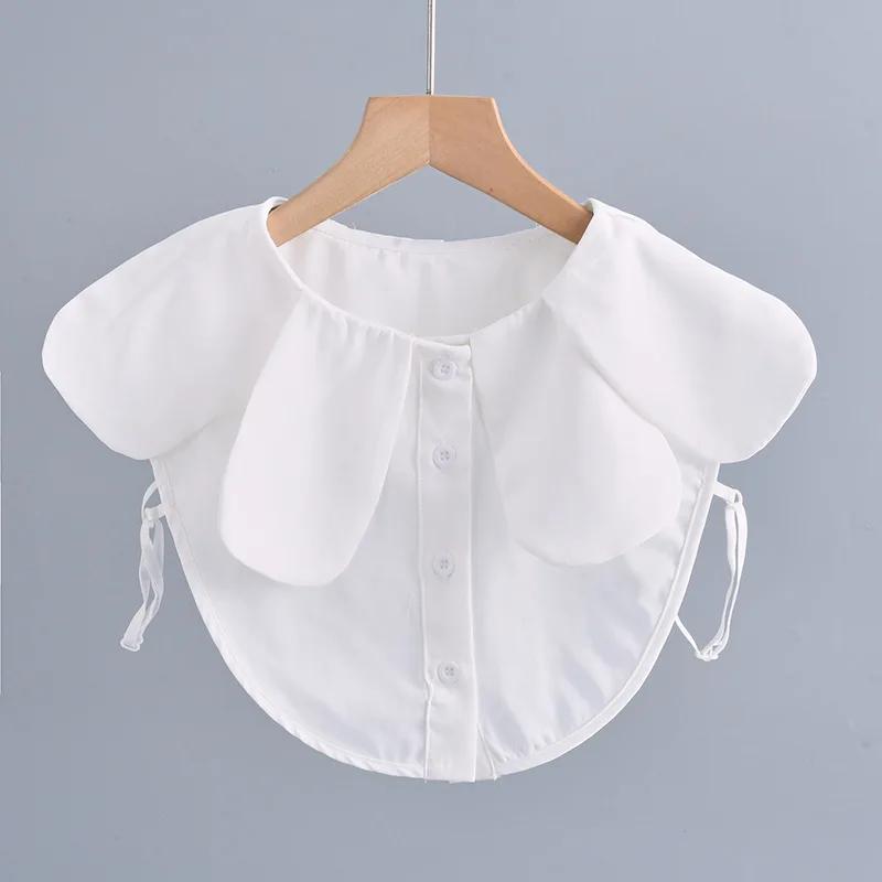 Белый однотонный поддельный воротник для женской рубашки, съемные воротники, съемный однотонный лацкан, поддельный воротник
Белый однотонный поддельный воротник для женской рубашки, съемные воротники, съемный однотонный лацкан, поддельный воротник