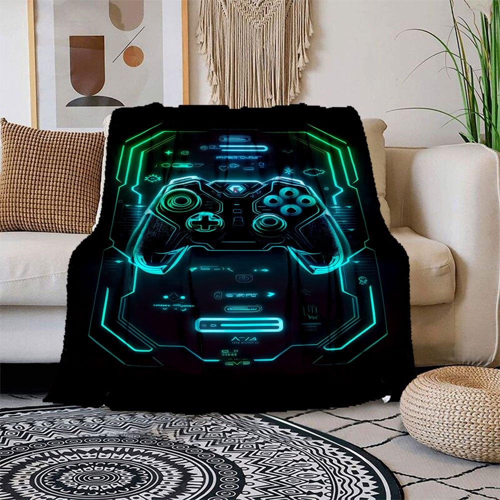 Future Tech Neon Gaming Controller Wall Art Blanket Flannel Throw Blanket for Sofa, Bed, Travel, Camping, Office, Couch, Chair, And Bed Gif 150x180cm
Future Tech Neon Gaming Controller Wall Art Blanket Flannel Throw Blanket for Sofa, Bed, Travel, Camping, Office, Couch, Chair, And Bed Gif 150x180cm