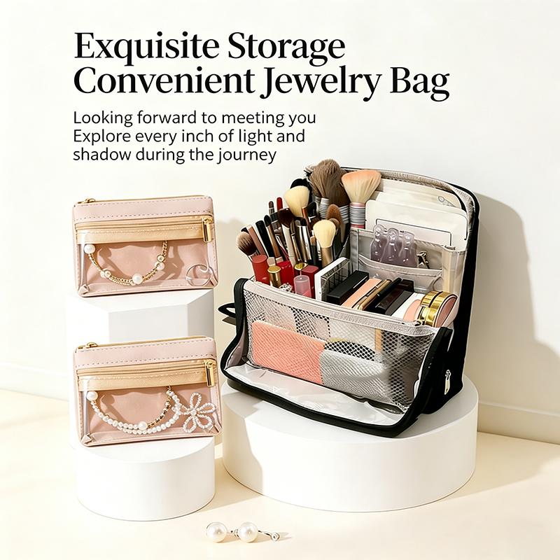 Cosmetic Bag Makeup Organizer Travel Toiletry Bag Jewelry Storage Bag Large Capacity Cosmetic Bag
Cosmetic Bag Makeup Organizer Travel Toiletry Bag Jewelry Storage Bag Large Capacity Cosmetic Bag
