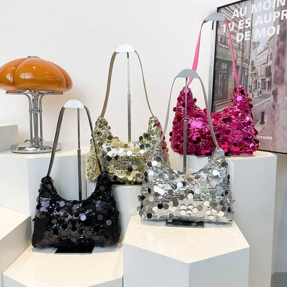 Large Capacity Sequin Shoulder Bag Tote Bag Tassel Crossbody Bag French Evening Banquet Bag Women чорний
Large Capacity Sequin Shoulder Bag Tote Bag Tassel Crossbody Bag French Evening Banquet Bag Women чорний