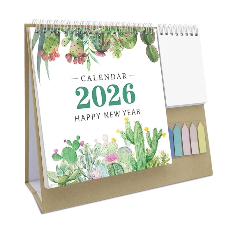 2026 Desk Calendar with Note Pad and Sticker Twin-Coil Binding Calendar 12 Month Runs Jan to Dec For Daily Scheduling
2026 Desk Calendar with Note Pad and Sticker Twin-Coil Binding Calendar 12 Month Runs Jan to Dec For Daily Scheduling
