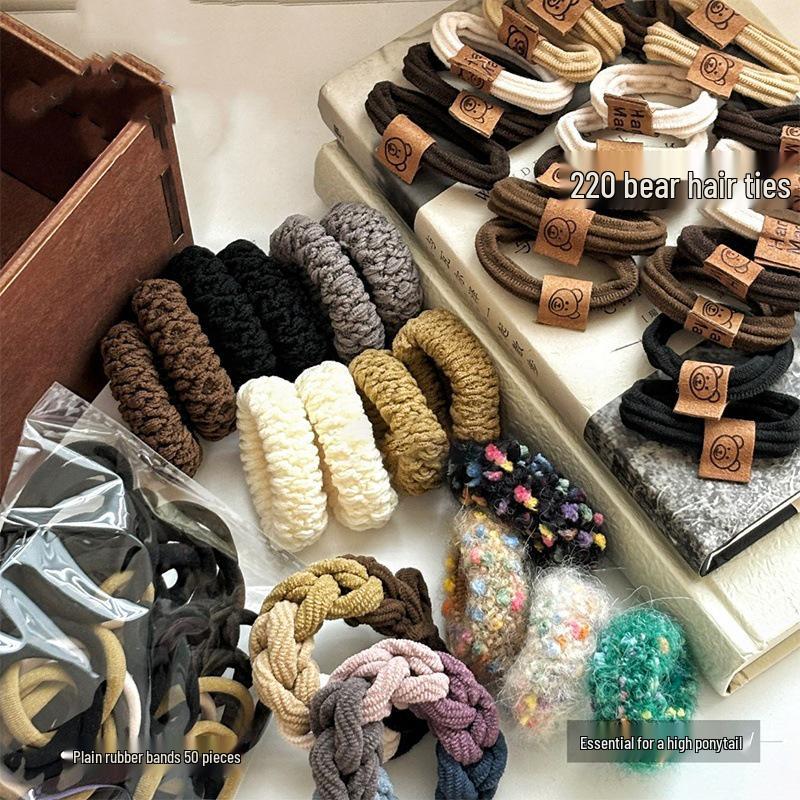 86 Trendy Thick Bear Hair Ties: Elastic Bands for Women, Bai Lu Style, High Ponytail, Thickened & Widened
86 Trendy Thick Bear Hair Ties: Elastic Bands for Women, Bai Lu Style, High Ponytail, Thickened & Widened