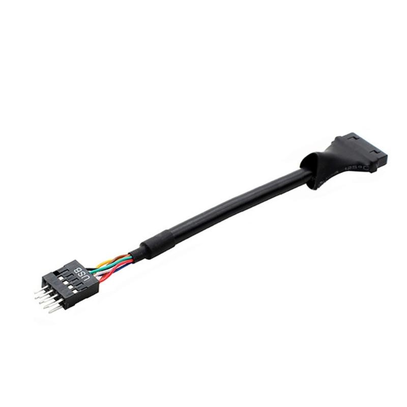 New Motherboard Header Adapter Usb2.0 9Pin To Motherboard Usb3.0 20Pin Usb2.0 To 3.0 Adapter Extension Cable 10CM 9M20F
New Motherboard Header Adapter Usb2.0 9Pin To Motherboard Usb3.0 20Pin Usb2.0 To 3.0 Adapter Extension Cable 10CM 9M20F