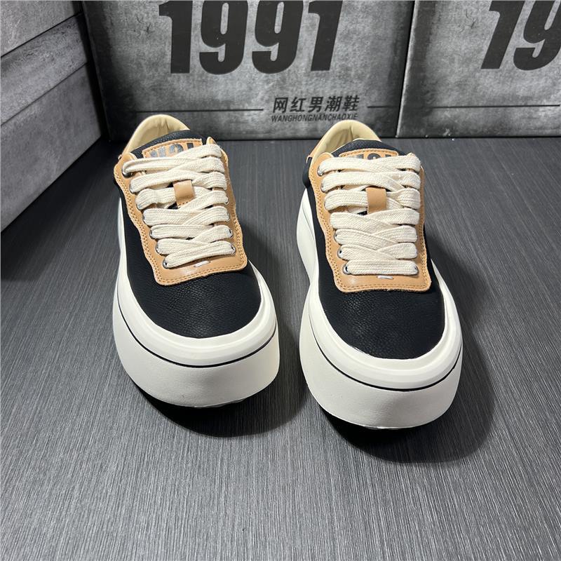 Autumn thick-soled contrasting color casual board shoes sports niche retro trendy shoes v2 38 чёрный
Autumn thick-soled contrasting color casual board shoes sports niche retro trendy shoes v2 38 чёрный