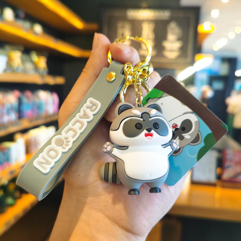 Authentic Raccoon Daily Keychain Creative Bear Fashion Doll Jewelry Cartoon Cute Cartoon Frind Bag Personalized Gifts
Authentic Raccoon Daily Keychain Creative Bear Fashion Doll Jewelry Cartoon Cute Cartoon Frind Bag Personalized Gifts