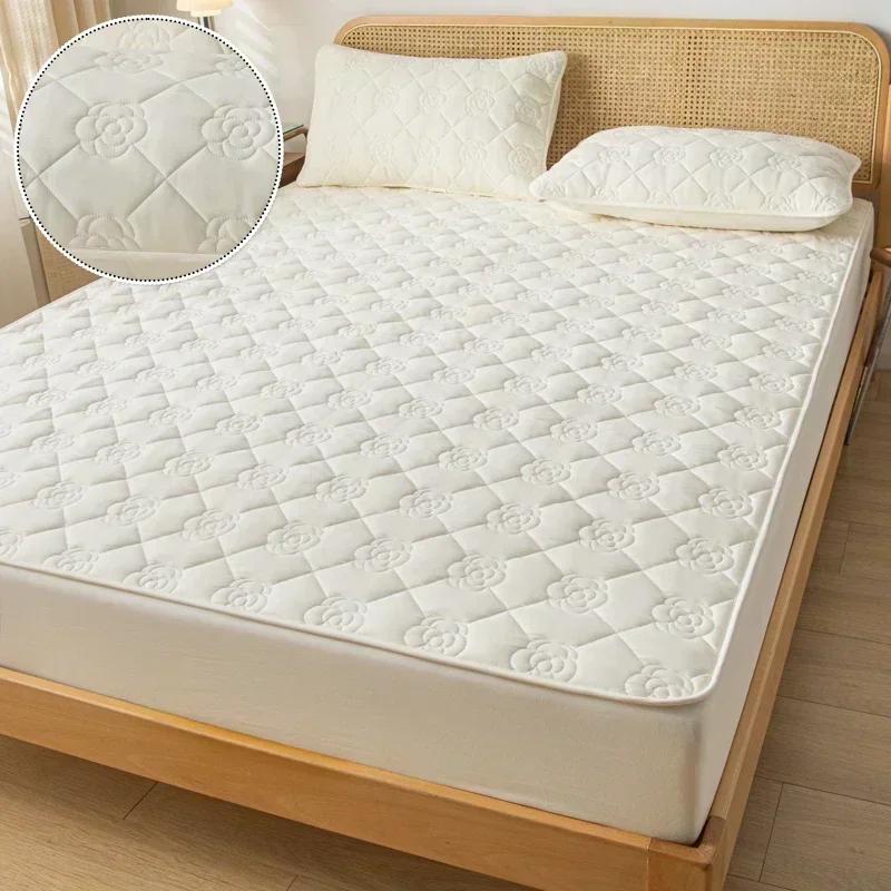 Super Waterproof Quilted Mattress Cover Single Queen Raw Cotton Anti-wetting Quilting Bed Fitted Sheet Not Included Pillowcase 120x200x30cm
Super Waterproof Quilted Mattress Cover Single Queen Raw Cotton Anti-wetting Quilting Bed Fitted Sheet Not Included Pillowcase 120x200x30cm