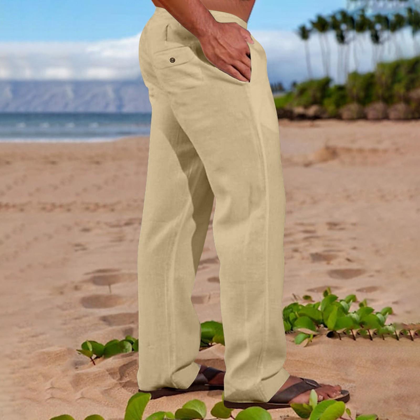 Men s Fashion Casual Cotton Casual Lightweight Hemp Drawstring Color Beach Trousers Pants XXL хакі
Men s Fashion Casual Cotton Casual Lightweight Hemp Drawstring Color Beach Trousers Pants XXL хакі