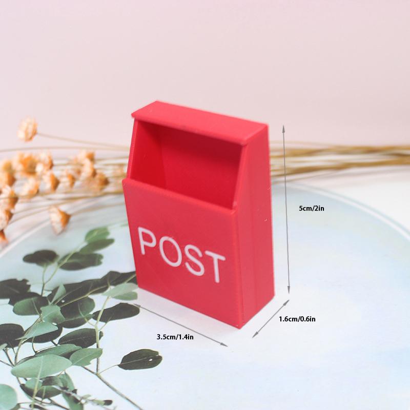 1 Piece 1:12 Doll House Miniature Post Box Mini Mailbox Model Christmas Holiday Pocket Scene Decoration червоний
1 Piece 1:12 Doll House Miniature Post Box Mini Mailbox Model Christmas Holiday Pocket Scene Decoration червоний