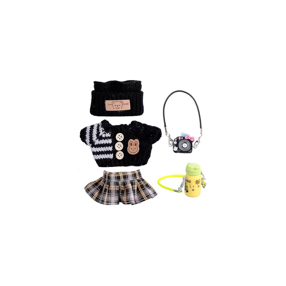 FTADI Fashion Knit Sweater Set for 15-17cm Dolls with Camera and Water Bottle Accessories Royal Blue
FTADI Fashion Knit Sweater Set for 15-17cm Dolls with Camera and Water Bottle Accessories Royal Blue
