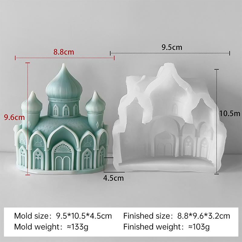 European Style Castle Aroma Candle Silicone Mold DIY Ancient Building Castle Dome House Plaster Resin Decoration Crafts Mould
European Style Castle Aroma Candle Silicone Mold DIY Ancient Building Castle Dome House Plaster Resin Decoration Crafts Mould
