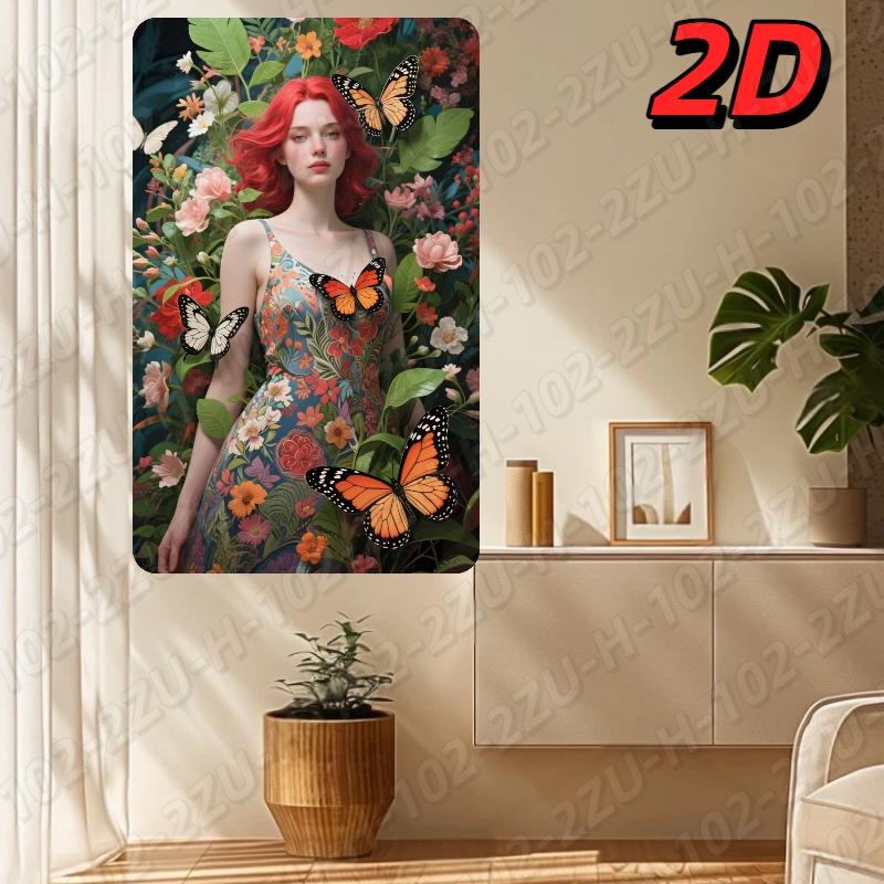 AIYISTYLE Wall Decor Floral Dress Butterfly Portrait Boho Nature Wall Art 20x30cm
AIYISTYLE Wall Decor Floral Dress Butterfly Portrait Boho Nature Wall Art 20x30cm