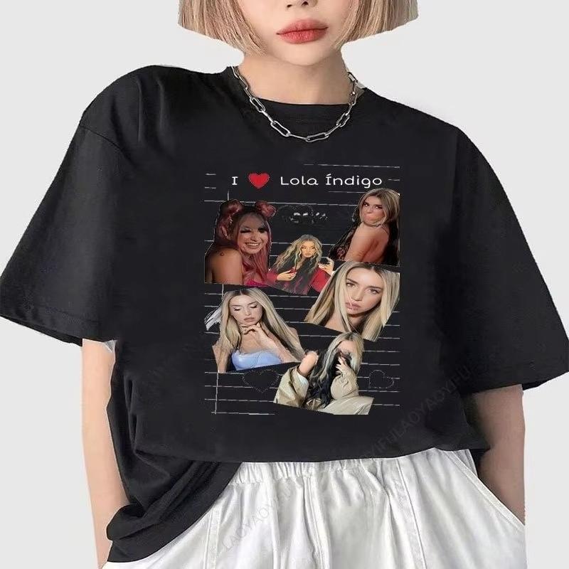 Lola Indigo Camiseta The Little Girl Printed TShirt Unisex Women Cotton Crewneck Short Sleeved Y2k Clothes S
Lola Indigo Camiseta The Little Girl Printed TShirt Unisex Women Cotton Crewneck Short Sleeved Y2k Clothes S