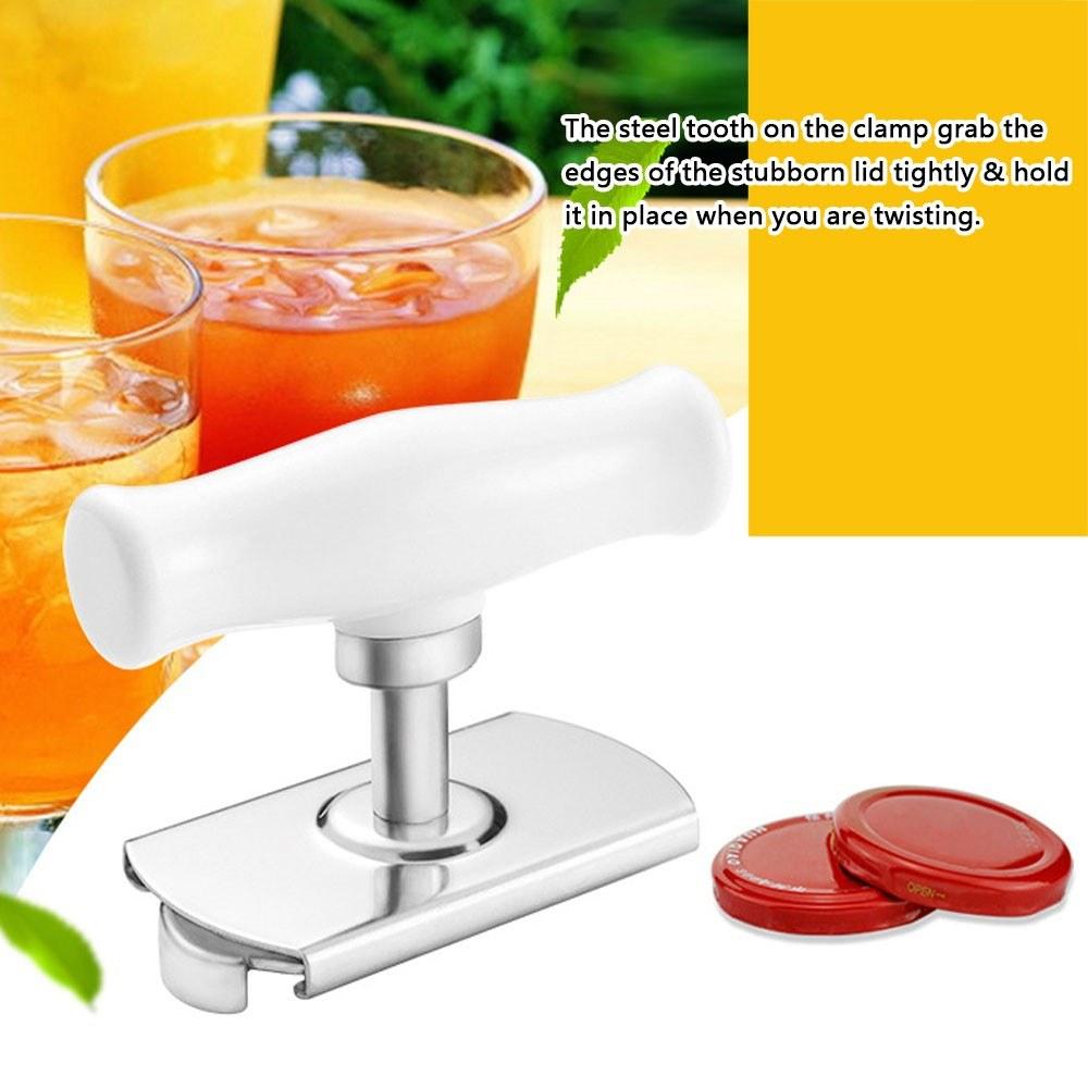 Stainless Steel Labor-saving Capping Device Can Opener Screw Cap with Handle Bottle Cap Opening Tool White
Stainless Steel Labor-saving Capping Device Can Opener Screw Cap with Handle Bottle Cap Opening Tool White