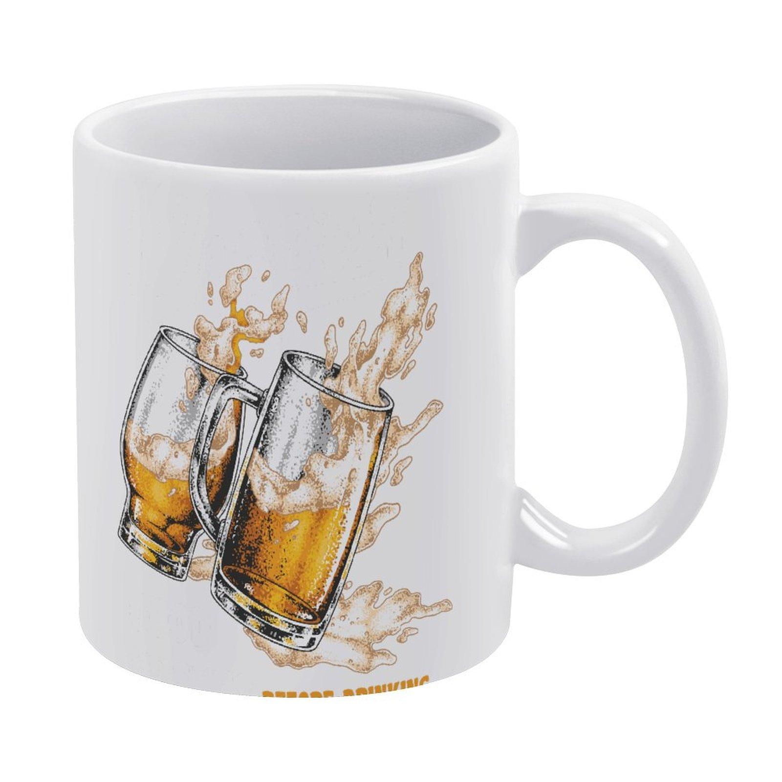 1pc 11oz White Ceramic Mug with Double-Sided Beer Lover Print, Daily Coffee Cup белый
1pc 11oz White Ceramic Mug with Double-Sided Beer Lover Print, Daily Coffee Cup белый