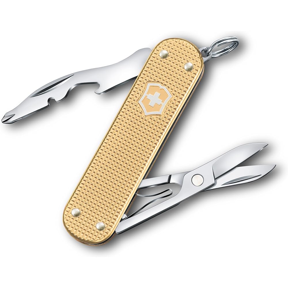 Victorinox Companion S Alox Multi-Tool with Knife, Scissors, Screwdriver, Gold Finish
Victorinox Companion S Alox Multi-Tool with Knife, Scissors, Screwdriver, Gold Finish
