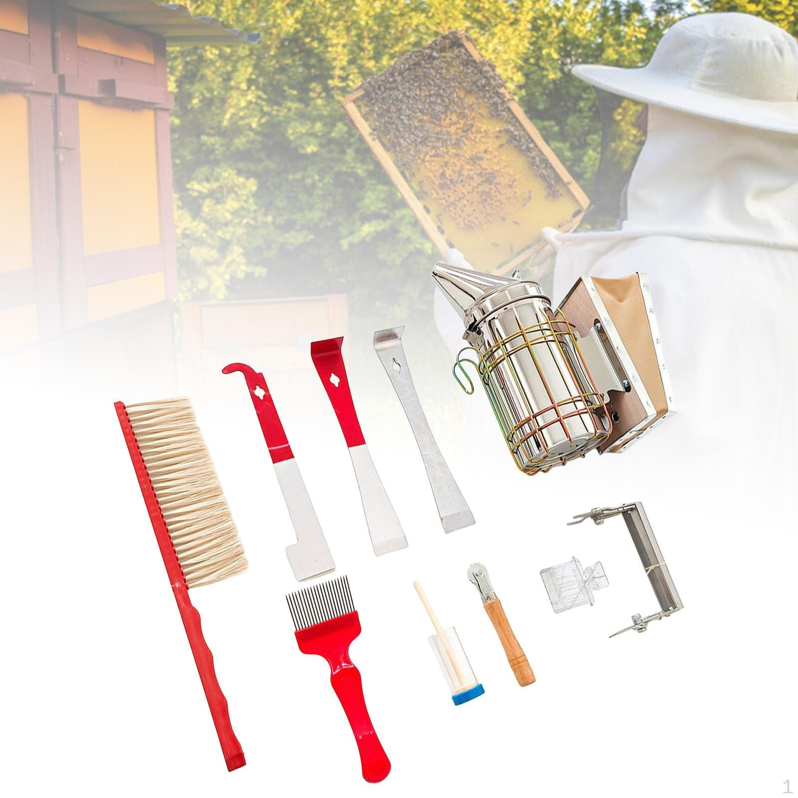 Набор для пчеловодства из 10 предметов Дымарь для пчел Стартовый Подъемник рамок для пчеловодов
Набор для пчеловодства из 10 предметов Дымарь для пчел Стартовый Подъемник рамок для пчеловодов