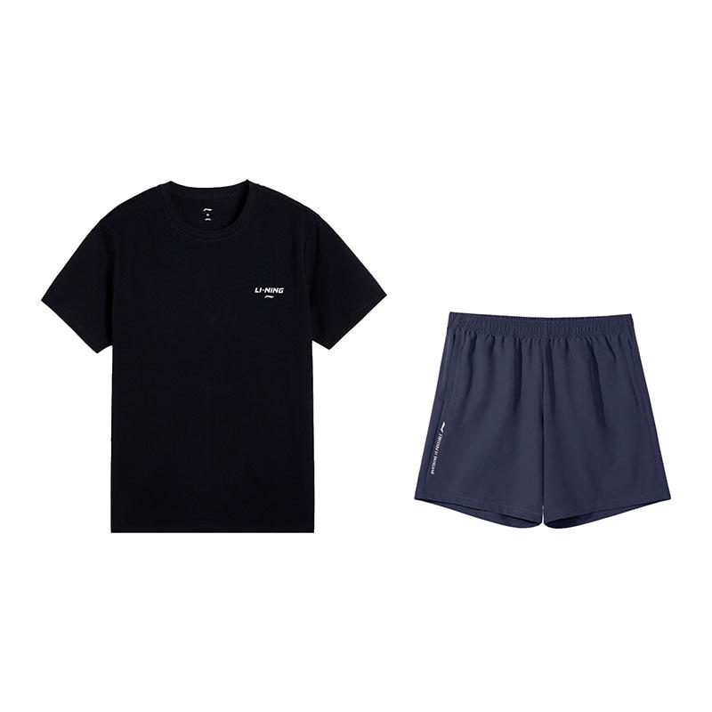 Li-Ning Versatile Loose Short Sleeve Comfortable Shorts Casual Sports Suit Men suit Black Navy-Blue W879-1+W513-2 5XL
Li-Ning Versatile Loose Short Sleeve Comfortable Shorts Casual Sports Suit Men suit Black Navy-Blue W879-1+W513-2 5XL