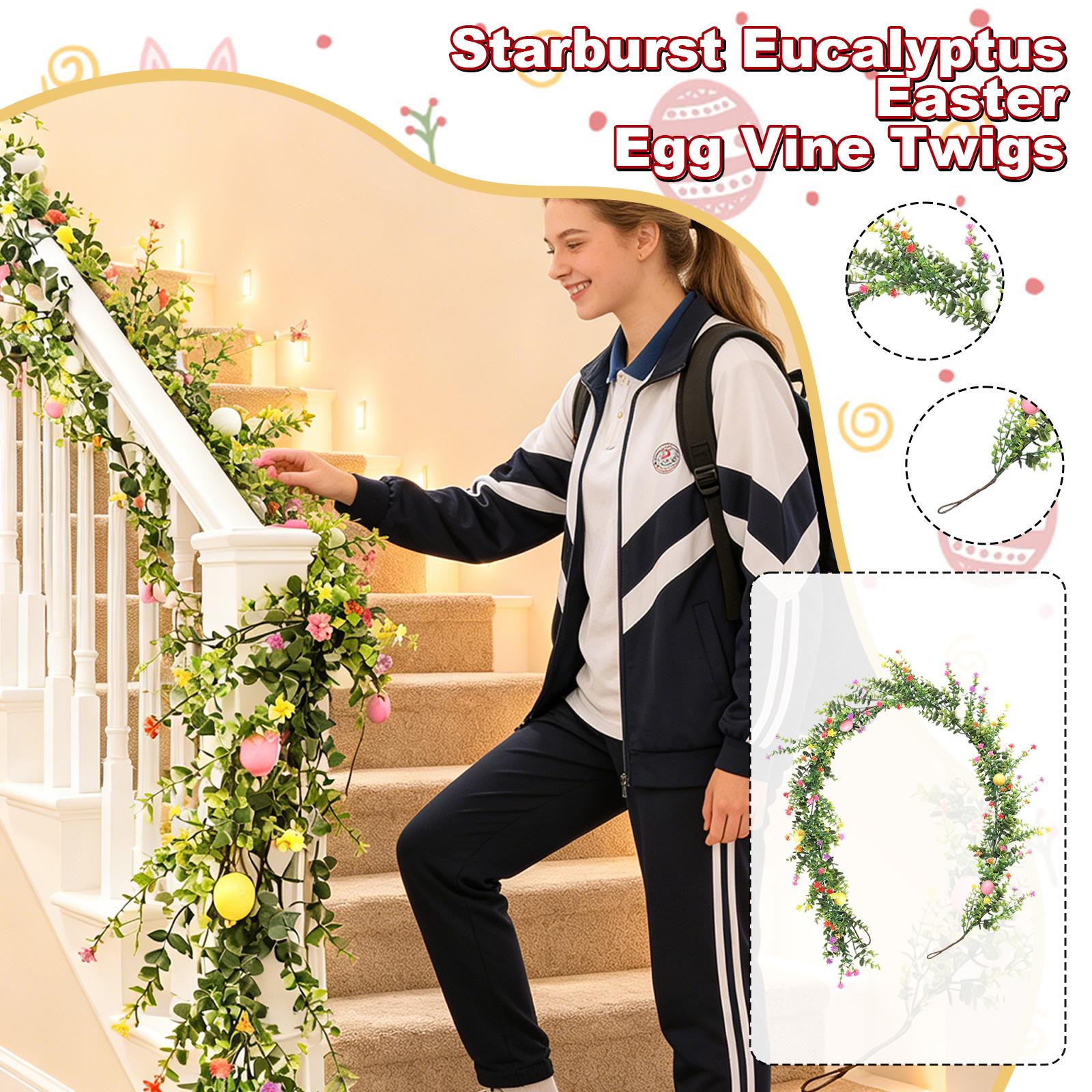 1.8mEaster Egg-Shaped Wisteria Vine - Home Decor Wall Hanging Vines One Size
1.8mEaster Egg-Shaped Wisteria Vine - Home Decor Wall Hanging Vines One Size