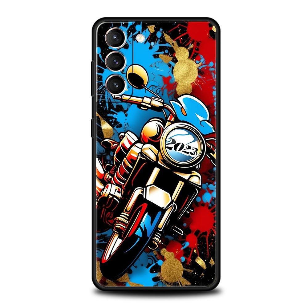 Colors Vintage Motorcycle Painted Phone Case for Samsung Galaxy S26 S25 S24 S23 S22 S20 S21 FE Ultra S25 Edge Plus 5G Soft TPU Samsung S23Plus
Colors Vintage Motorcycle Painted Phone Case for Samsung Galaxy S26 S25 S24 S23 S22 S20 S21 FE Ultra S25 Edge Plus 5G Soft TPU Samsung S23Plus