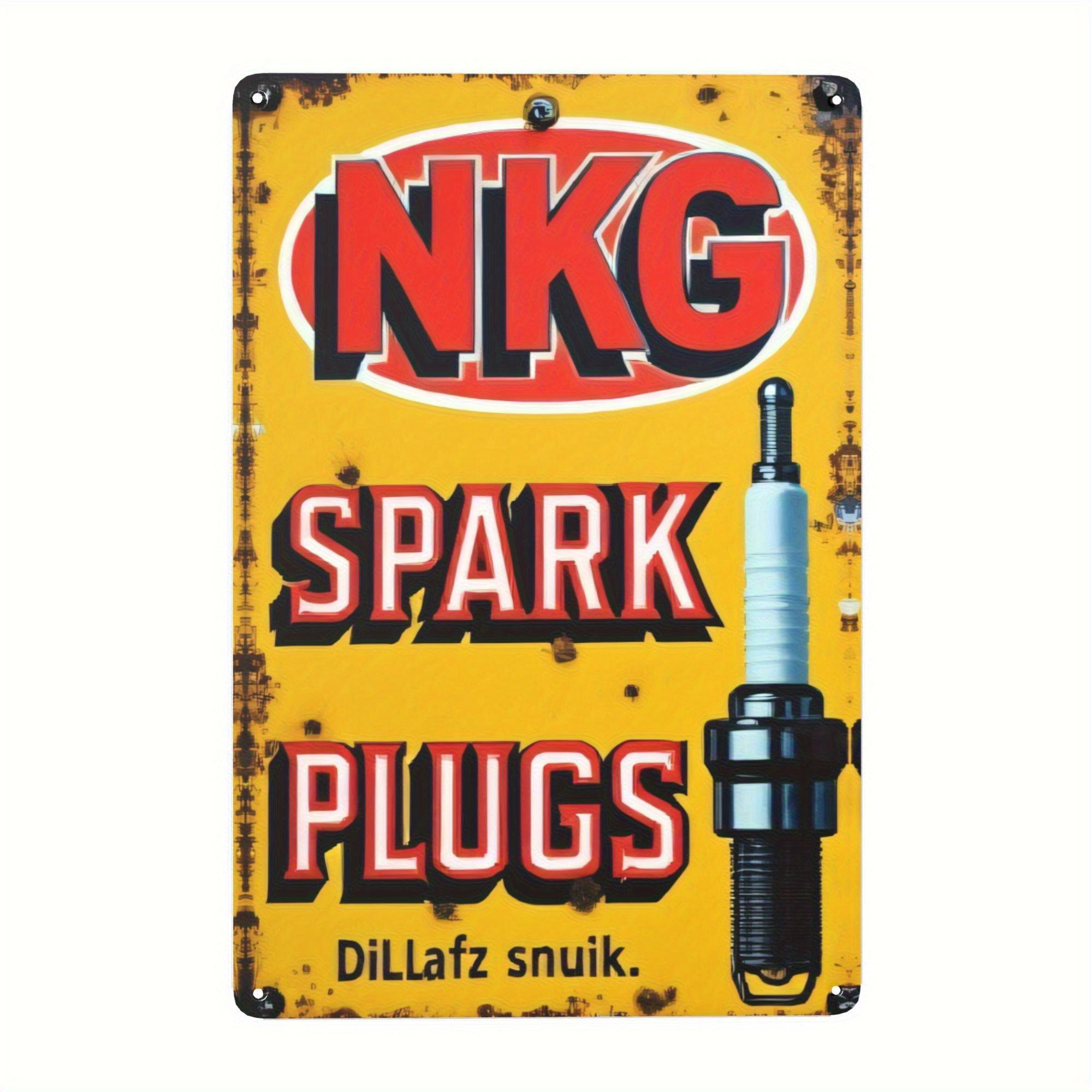 Vintage NKG Spark Plugs Iron Sign Retro Industrial Wall Art for Garage Workshop Club Decor Rustic Metal Plaque No Elec 20x30cm(7.8x11.8inch)
Vintage NKG Spark Plugs Iron Sign Retro Industrial Wall Art for Garage Workshop Club Decor Rustic Metal Plaque No Elec 20x30cm(7.8x11.8inch)