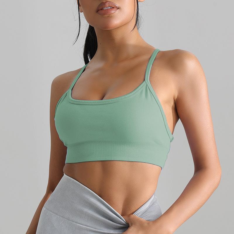 New yoga clothes short vest women s cross back bra underwear outdoor running fitness sports top L size ( 57.5-65kg )
New yoga clothes short vest women s cross back bra underwear outdoor running fitness sports top L size ( 57.5-65kg )