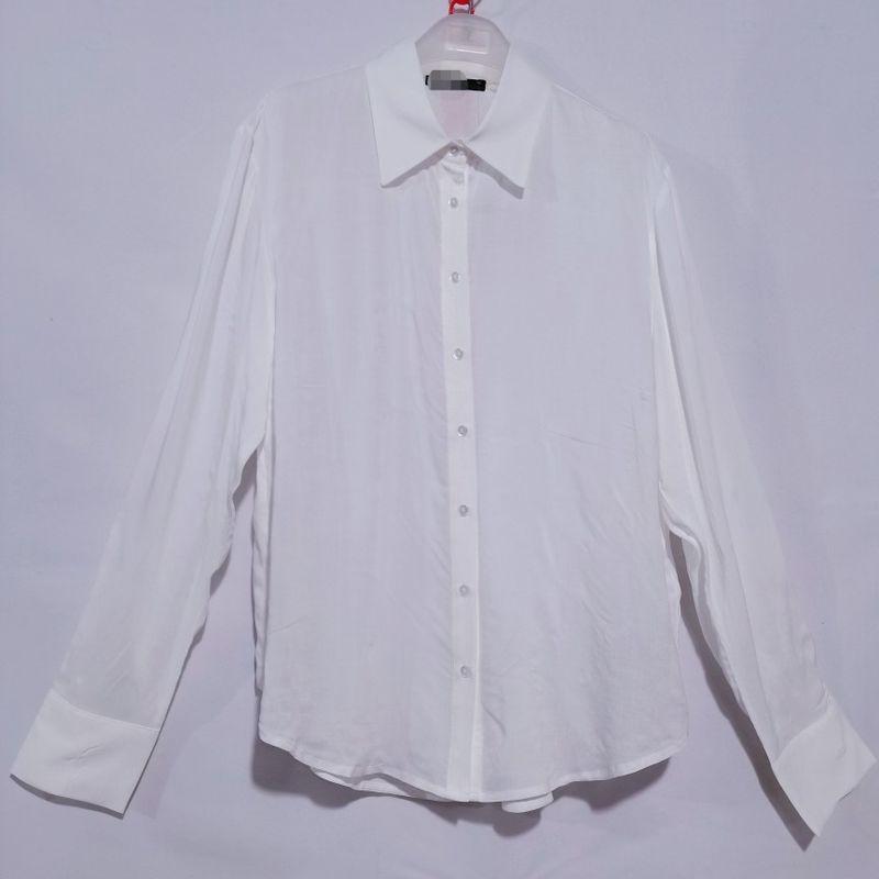 Export Exported to Italy Original Single Cut Label Tencel Fabric Long Sleeves Shirt Women s White Shirt Work Clothing Professional Spring & Fall Pure White 44
Export Exported to Italy Original Single Cut Label Tencel Fabric Long Sleeves Shirt Women s White Shirt Work Clothing Professional Spring & Fall Pure White 44