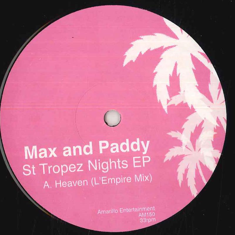12inch Record MAX PADDY St Tropez Nights EP AM150 AMARILLO ENTER UK Dance Electronica Used
12inch Record MAX PADDY St Tropez Nights EP AM150 AMARILLO ENTER UK Dance Electronica Used