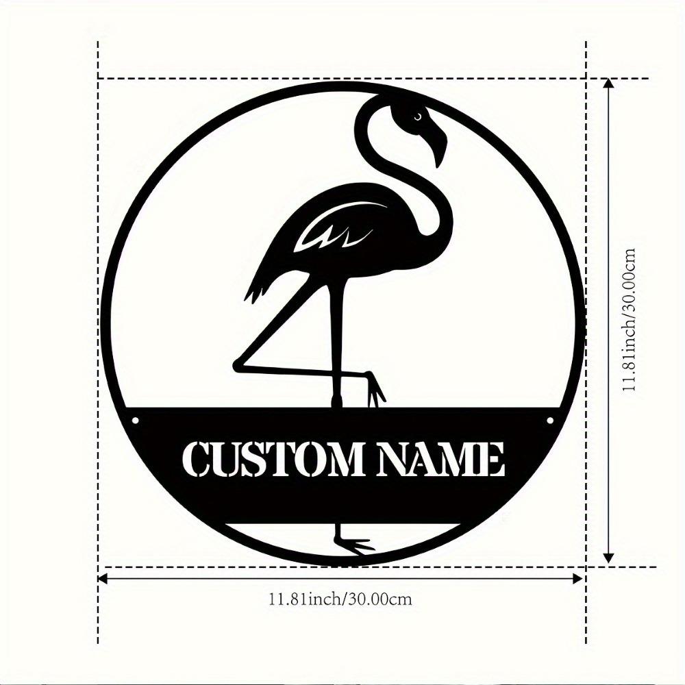 Metal Flamingo Wall Decor, Personalized Family Name Sign, Rustic Indoor Outdoor Art, Unique Home Gift TYDZ002977
Metal Flamingo Wall Decor, Personalized Family Name Sign, Rustic Indoor Outdoor Art, Unique Home Gift TYDZ002977