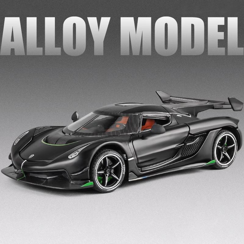 1:24 Jesko Alloy Sports car Model Diecasts Metal Racing Car Model High Simulation Sound Light Pull Back Kid Toy Birthday Gift Co
1:24 Jesko Alloy Sports car Model Diecasts Metal Racing Car Model High Simulation Sound Light Pull Back Kid Toy Birthday Gift Co