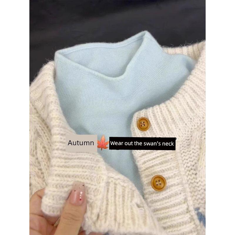 Milk Fufu Soft Glutinous Blue Half Turtleneck Shoulder Knitwear Women s Autumn and Winter Sweater Coat Inner Bottoming Shirt Tops Blue L(Suggested 52.50 kg-57.50 kg)
Milk Fufu Soft Glutinous Blue Half Turtleneck Shoulder Knitwear Women s Autumn and Winter Sweater Coat Inner Bottoming Shirt Tops Blue L(Suggested 52.50 kg-57.50 kg)
