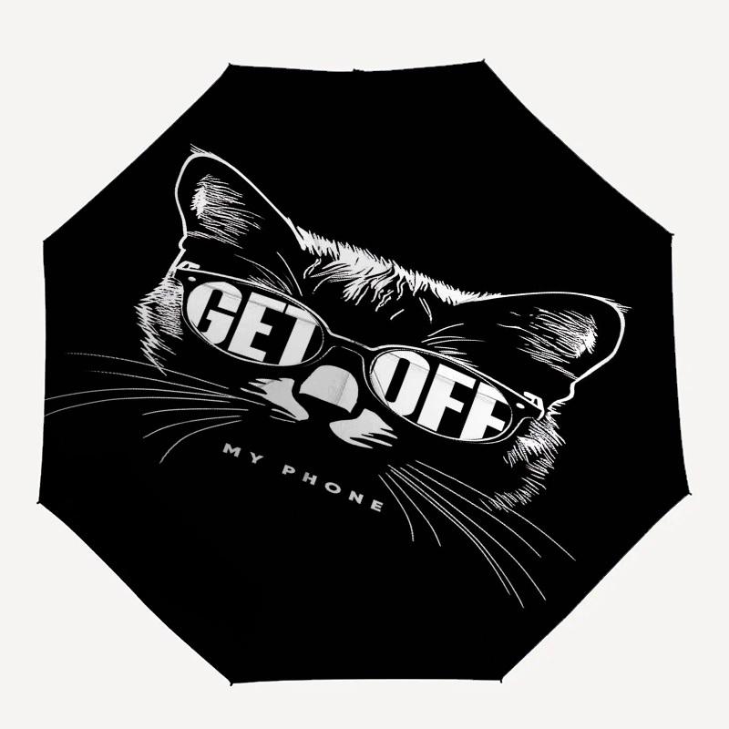 1pc cat get off my phone Automatic Open Close Umbrella with 8-Rib Windproof Canopy Compact Portable Travel Umbrella10303
1pc cat get off my phone Automatic Open Close Umbrella with 8-Rib Windproof Canopy Compact Portable Travel Umbrella10303