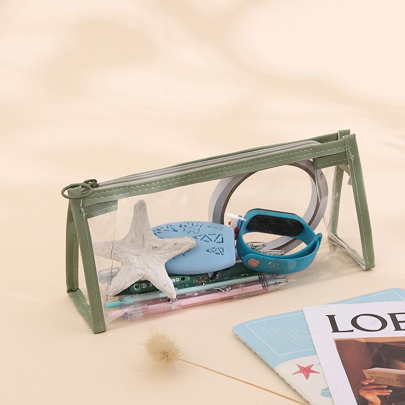 Pvc Student Kawai Stationery Storage Gift Transparent Lovely Pencil Bag Style Cosmetic Zipper Wholesale Office School Supplies зелений
Pvc Student Kawai Stationery Storage Gift Transparent Lovely Pencil Bag Style Cosmetic Zipper Wholesale Office School Supplies зелений