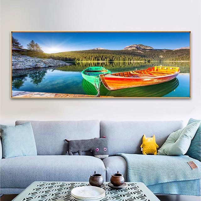 Современные пейзажные постеры и принты, настенная живопись на холсте, восход солнца, море, горы, картина для декора гостиной, без рамки 20*40cm
Современные пейзажные постеры и принты, настенная живопись на холсте, восход солнца, море, горы, картина для декора гостиной, без рамки 20*40cm