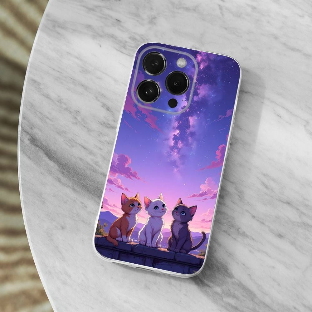 Cute Art Cat Cartoon Case For iPhone 17,11,12,13,16,14,15,Pro,Max,Plus,X,XS,XR,SE,Mini Transparent Soft Silicone iPhone14Plus
Cute Art Cat Cartoon Case For iPhone 17,11,12,13,16,14,15,Pro,Max,Plus,X,XS,XR,SE,Mini Transparent Soft Silicone iPhone14Plus