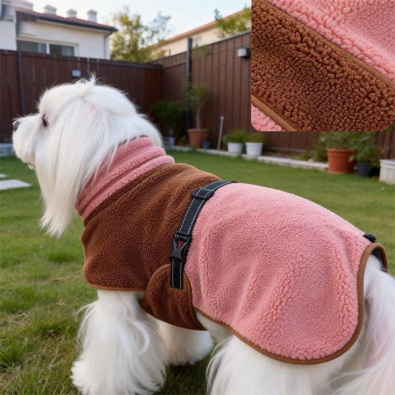 Autumn and winter new pet clothes lamb wool double-layer dog clothes jacket small medium and large high neck warm dog clothes l 2.5-5kg розовый
Autumn and winter new pet clothes lamb wool double-layer dog clothes jacket small medium and large high neck warm dog clothes l 2.5-5kg розовый