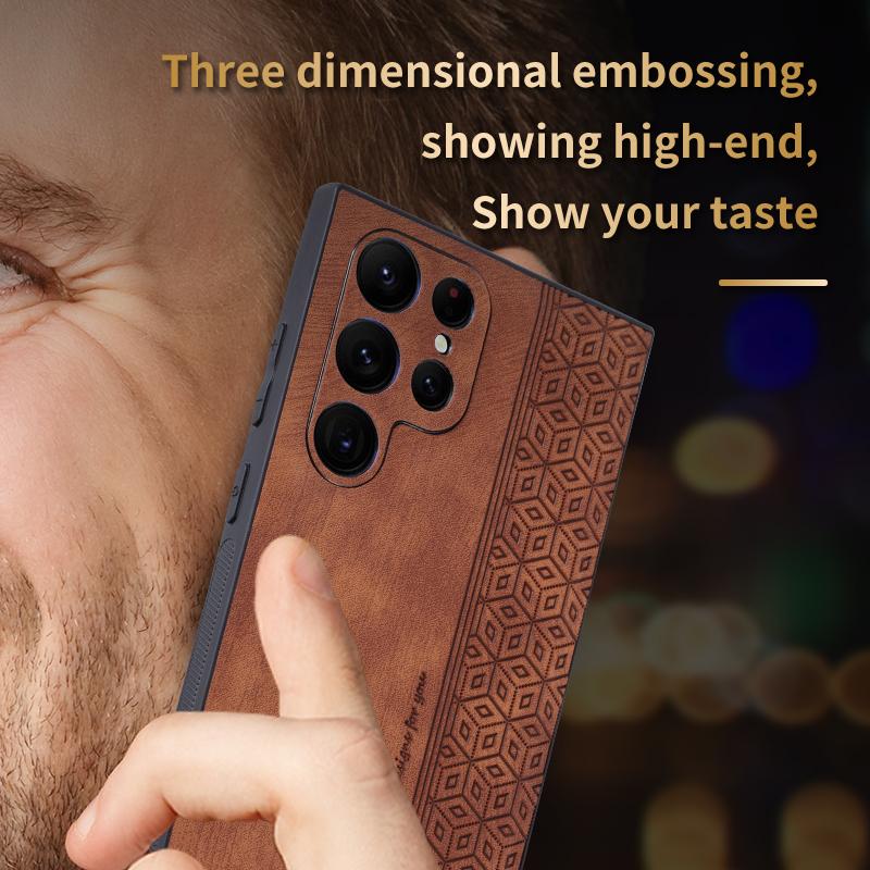 For Samsung Galaxy S24 Ultra Cell Phone Case Imprint PU Leather+TPU Drop-proof Cover Blue
For Samsung Galaxy S24 Ultra Cell Phone Case Imprint PU Leather+TPU Drop-proof Cover Blue